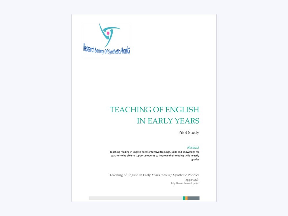 Document preview: Four pilot projects in early English teaching