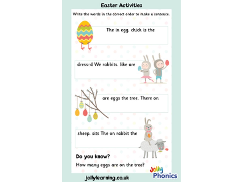 Easter Phonics Activities Pack resource thumbnail