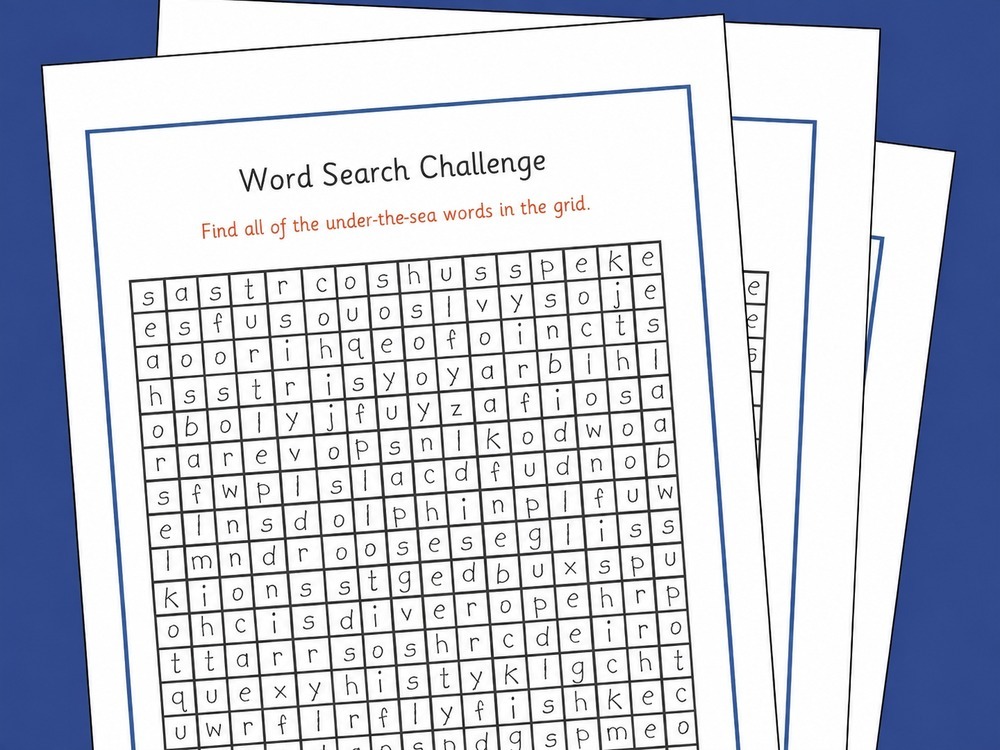 Word Search Challenge Pack resource thumbnail