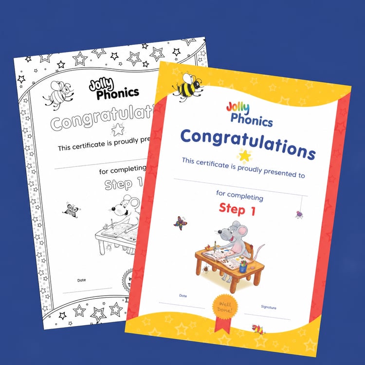 Jolly Phonics Certificates resource preview