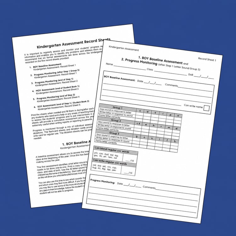 US Phonics Assessments resource preview
