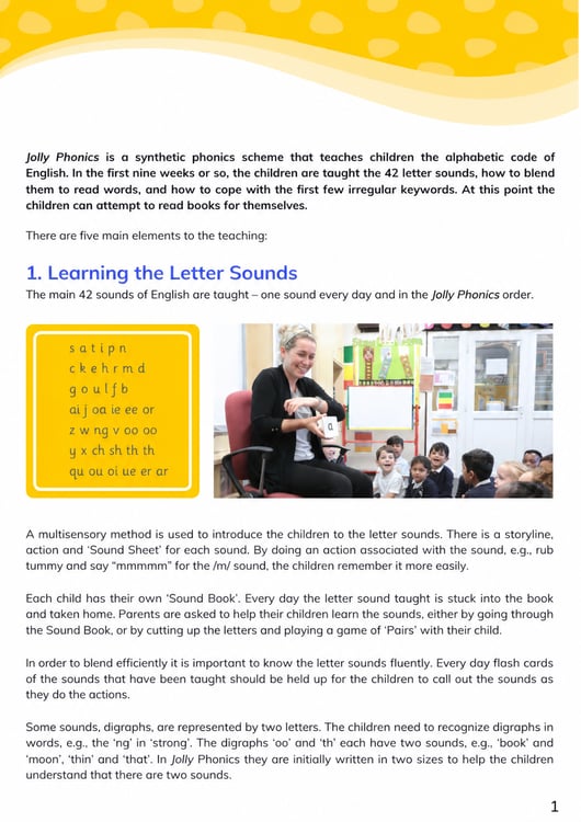 What is Jolly Phonics? resource preview