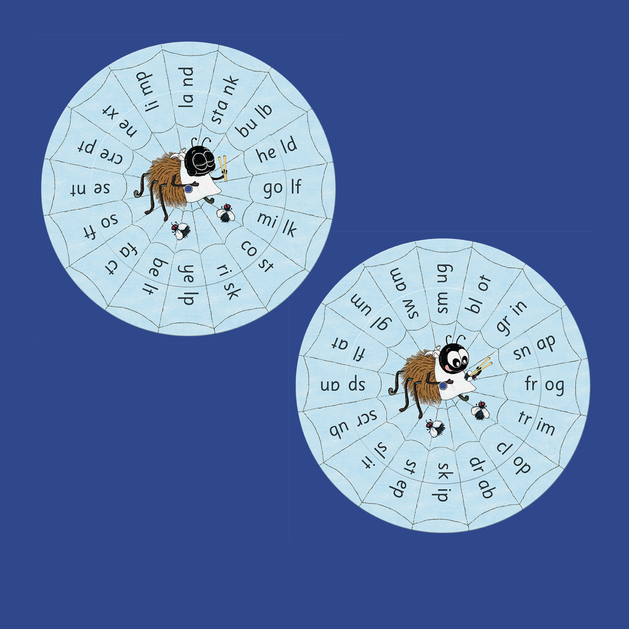 Jolly Phonics Blends Wheels