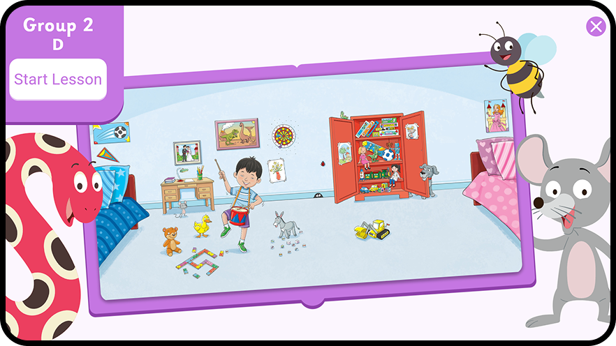 Teach ‹d› with Jolly Classroom