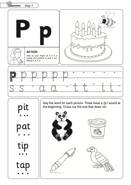 Worksheet /p/ Precursive - UK