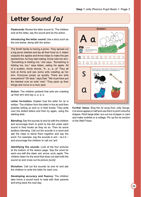 Lesson Plan /a/