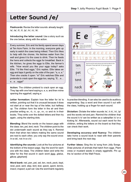 Lesson Plan /e/