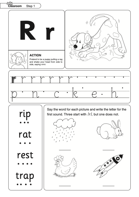 Worksheet r Precursive - UK