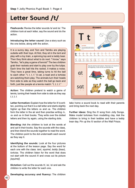 Lesson Plan t - UK