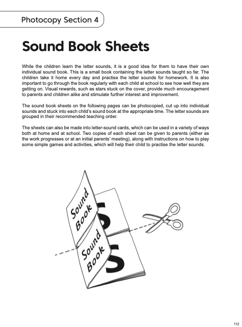 Home Sound Book Sheets